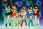 Sailor Moon, Chibi Moon and the Inners