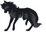 Shay the wolf of Shadows anime wolves 13681661 570 430