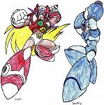 Megaman X and Zero by ShuyinK