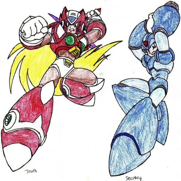 Megaman X and Zero by ShuyinK